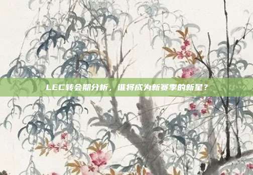 LEC转会期分析，谁将成为新赛季的新星？