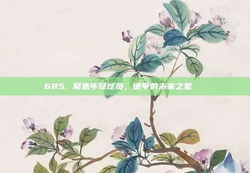 685. 聚焦年轻球员，德甲的未来之星🌟