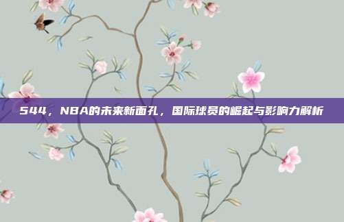 544，NBA的未来新面孔，国际球员的崛起与影响力解析